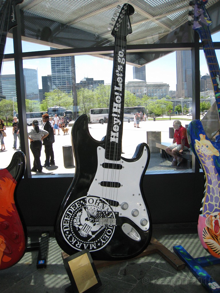 Rock n Roll Hall of Fame 2010 160.jpg - The Rock 'N Roll Hall of Fame in Cleveland Ohio. We made a day trip visit May 30, 2010. Bigger than I expected, with lots to see.